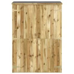 VIDAXL Abri à Outils De Jardin 123x45x171 Cm Bois De Pin Imprégné -Promos Le Jardin Vivant Magasin 64798c95f00d62.87517467