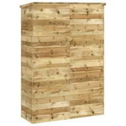 VIDAXL Abri à Outils De Jardin 123x45x171 Cm Bois De Pin Imprégné -Promos Le Jardin Vivant Magasin 64798c960a1f33.59920296