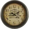 Horloge Ancienne Murale Bon Appétit 47cm - Fer - Blanc -Promos Le Jardin Vivant Magasin 6479de11b1f8c3.71853070