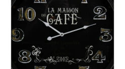 Horloge Ancienne Murale La Maison Du Café Métal Noir 62cm 7 Horloge Ancienne Murale La Maison Du Café Métal Noir 62cm -Promos Le Jardin Vivant Magasin 6479de18a41da9.63065676