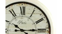 Grande Horloge Ancienne Murale Paris 1807 70cm - Fer - Blanc -Promos Le Jardin Vivant Magasin 6479de241919c7.31406934