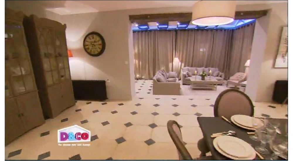 Grande Horloge Ancienne Murale Jardin Botanique 70cm - Fer - Blanc 5 Grande Horloge Ancienne Murale Jardin Botanique 70cm - Fer - Blanc – Image 3