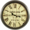 Grande Horloge Ancienne Murale Jardin Botanique 70cm - Fer - Blanc -Promos Le Jardin Vivant Magasin 6479de2a887164.31760043