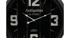 Horloge Ancienne Murale Antiquités De Paris Métal Noir 62cm 7 Horloge Ancienne Murale Antiquités De Paris Métal Noir 62cm -Promos Le Jardin Vivant Magasin 6479de353759a1.15189634