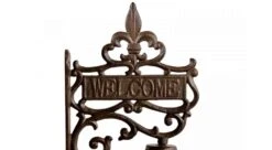 Cloche Welcome Fonte Marron 18x10.5x26.5cm 10 Cloche Welcome Fonte Marron 18x10.5x26.5cm -Promos Le Jardin Vivant Magasin 6479de4619ead0.27177600