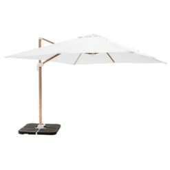 Parasol Déporté 3x3m Et 4 Dalles à Remplir Effet Bois Blanc -Promos Le Jardin Vivant Magasin 647b2f82e81559.37949164