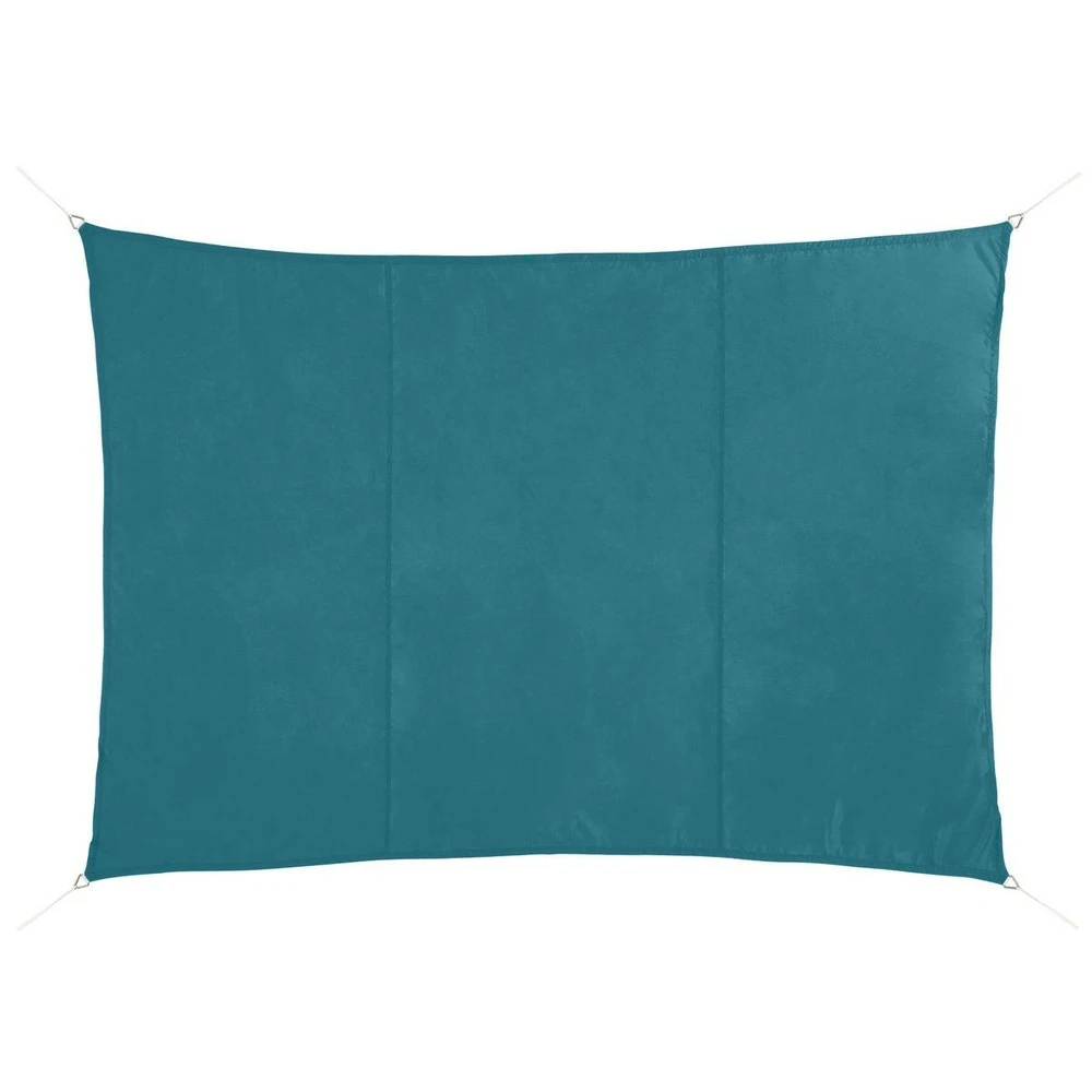 Voile D'ombrage Rectangulaire Shae Bleu Canard 3 Voile D'ombrage Rectangulaire Shae Bleu Canard