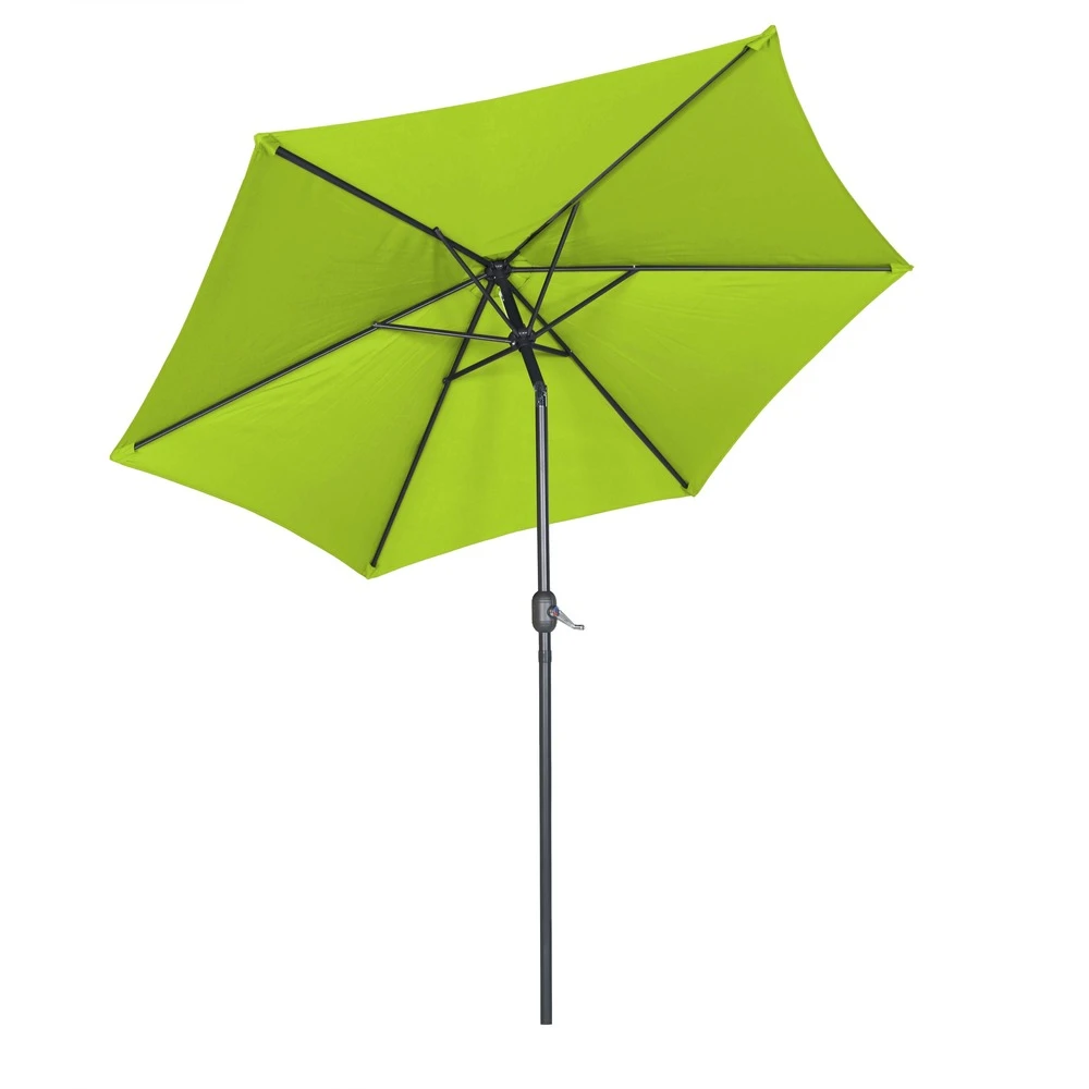Parasol Droit 3m En Aluminium Vert 4 Parasol Droit 3m En Aluminium Vert – Image 2