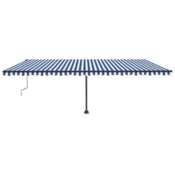 VIDAXL Auvent Automatique Capteur De Vent/led 600x300 Cm Bleu Et Blanc 11 VIDAXL Auvent Automatique Capteur De Vent/led 600x300 Cm Bleu Et Blanc -Promos Le Jardin Vivant Magasin 6480d1e87bc996.75355919