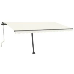 VIDAXL Auvent Automatique Avec Capteur De Vent Et Led 400x300 Cm Crème 11 VIDAXL Auvent Automatique Avec Capteur De Vent Et Led 400x300 Cm Crème -Promos Le Jardin Vivant Magasin 6480d1ed652e90.90021931