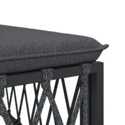 VIDAXL Salon De Jardin Avec Coussins 6 Pcs Anthracite Acier -Promos Le Jardin Vivant Magasin 6480d2f24d1068.59221660