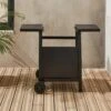 Desserte Pour Plancha Au Gaz - Chariot Porthos 2 Brûleurs - Chariot Barbecue Noir. Cuisine Extérieure. Roulettes -Promos Le Jardin Vivant Magasin 6482c3f132e533.25803158