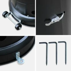 Lot De 2 Chauffages Extérieur à Gaz Noir. Parasols Chauffants De Terrasse Finland 12.5kw Avec Roulettes 14 Lot De 2 Chauffages Extérieur à Gaz Noir. Parasols Chauffants De Terrasse Finland 12.5kw Avec Roulettes -Promos Le Jardin Vivant Magasin 648318a138fed2.07477180