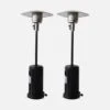 Lot De 2 Chauffages D'extérieur à Gaz 13kw - Siberia - Parasols Chauffants. Avec Roulettes Et Stabilisateur -Promos Le Jardin Vivant Magasin 648318a1d33fb9.14850894