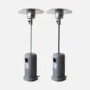 Lot De 2 Chauffages D'extérieur à Gaz 13kw - Siberia - Parasols Chauffants. Avec Roulettes Et Stabilisateur -Promos Le Jardin Vivant Magasin 648318a38663a4.90869062