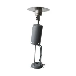 Lot De 2 Chauffages D'extérieur à Gaz 13kw - Siberia - Parasols Chauffants. Avec Roulettes Et Stabilisateur -Promos Le Jardin Vivant Magasin 648318a3c03677.92052493