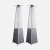 Lot De 2 Parasols Chauffants Gaz Pyramide. Gris Clair. Véritable Flamme. Roulettes Incluses 2 Lot De 2 Parasols Chauffants Gaz Pyramide. Gris Clair. Véritable Flamme. Roulettes Incluses -Promos Le Jardin Vivant Magasin 648318a67f6471.09544301