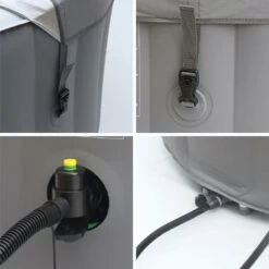 Spa Mspa Gonflable Rond – Kili 4 Gris 4 Places - Système Anti-gel Et De Désinfection Uvc + Bâche. 180 Cm. Pompe. Chauffage. 12 Spa Mspa Gonflable Rond – Kili 4 Gris 4 Places - Système Anti-gel Et De Désinfection Uvc + Bâche. 180 Cm. Pompe. Chauffage. -Promos Le Jardin Vivant Magasin 6488617af3f6c4.69484736