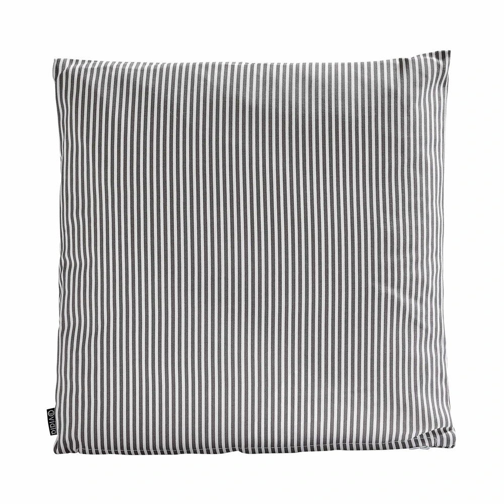 Lot De 2 Coussins Carrés Polyester Linea Gris 45x45x8 Cm 4 Lot De 2 Coussins Carrés Polyester Linea Gris 45x45x8 Cm – Image 2