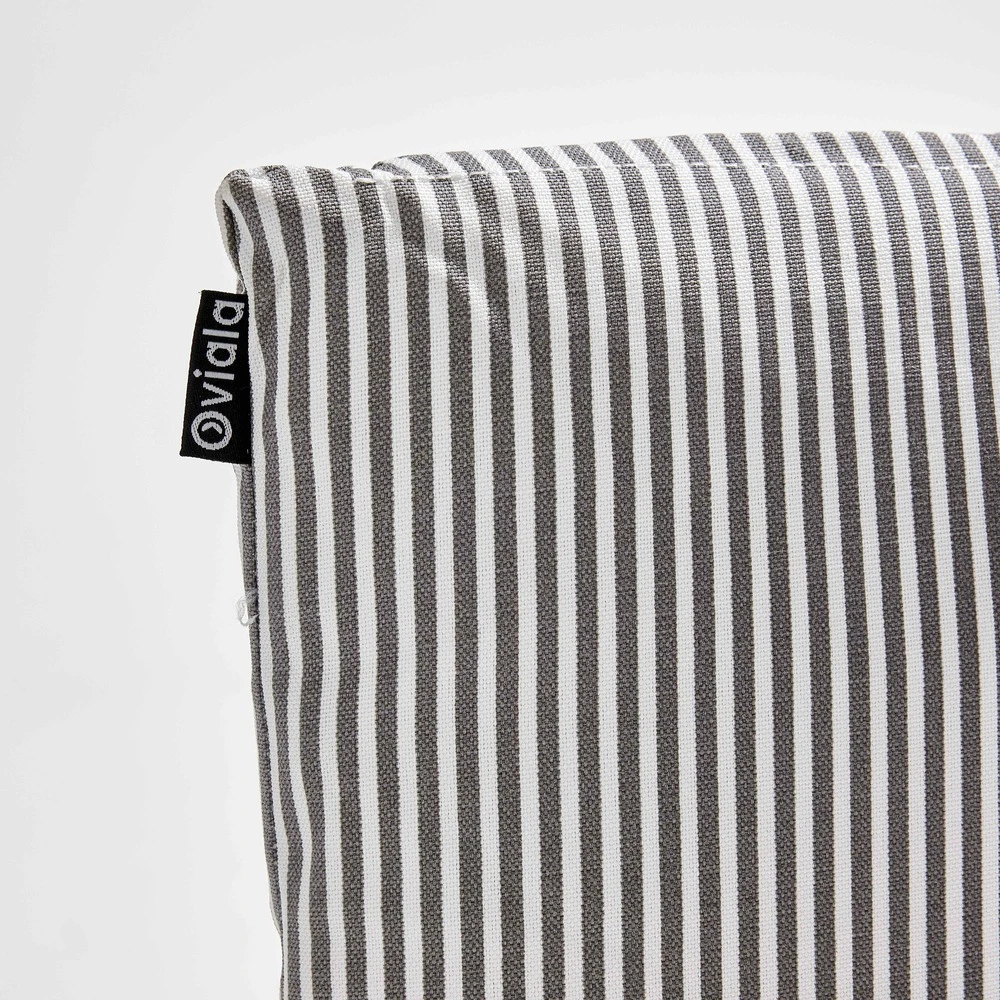 Lot De 2 Coussins Carrés Polyester Linea Gris 45x45x8 Cm 8 Lot De 2 Coussins Carrés Polyester Linea Gris 45x45x8 Cm – Image 6