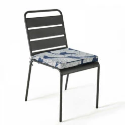 Lot De 4 Galettes De Chaise Polyester Abaca Bleu 40x40x3 Cm 9 Lot De 4 Galettes De Chaise Polyester Abaca Bleu 40x40x3 Cm -Promos Le Jardin Vivant Magasin 6488657f420799.03959557