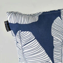 Lot De 2 Coussins Carrés Polyester Abaca Bleu 45x45x8 Cm -Promos Le Jardin Vivant Magasin 64886580c58f94.54893867