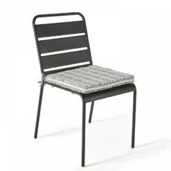 Lot De 4 Galettes De Chaise Polyester Tempu 40x40x3 Cm -Promos Le Jardin Vivant Magasin 64886581e91572.64043180
