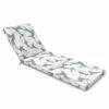 Coussin Pour Bain De Soleil Gris Et Blanc 186 X 60 X 5cm -Promos Le Jardin Vivant Magasin 6488658b2f95c9.86786233