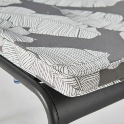 Lot De 4 Galettes De Chaise Polyester Abaca Gris 40x40x3 Cm -Promos Le Jardin Vivant Magasin 6488658db89594.45388274