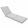 Coussin Bain De Soleil Polyester Blanc Et Noir 186 X 60 X 5 Cm -Promos Le Jardin Vivant Magasin 6488658f769104.31019150