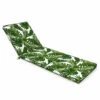 Coussin Bain De Soleil Polyester Blanc Et Vert 186 X 60 X 5 Cm -Promos Le Jardin Vivant Magasin 648865971b0e51.32459824