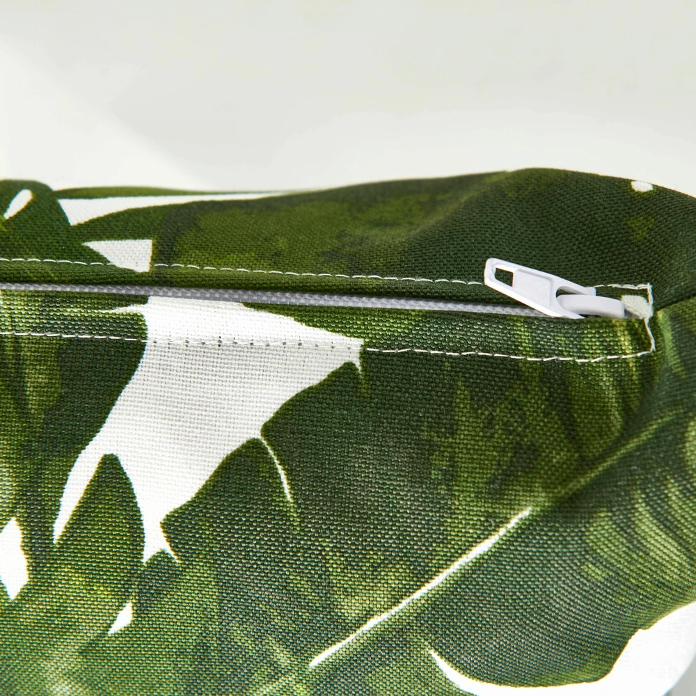 Lot De 2 Coussins Carrés Polyester Jungle 45x45x8 Cm 5 Lot De 2 Coussins Carrés Polyester Jungle 45x45x8 Cm – Image 3