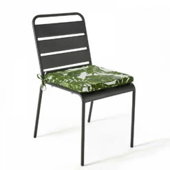 Lot De 4 Galettes De Chaise Polyester Jungle 40x40x3 Cm -Promos Le Jardin Vivant Magasin 6488659f181965.89931024