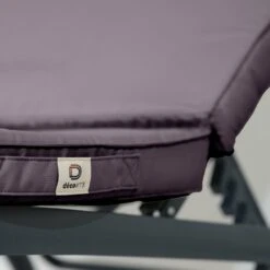 Coussin Bain De Soleil - Matelas Pour Transat Dehoussable- 185x60x5cm - Gris Carbone -Promos Le Jardin Vivant Magasin 648b51cfd342c9.11572345