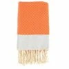 Fouta En Coton Petit Losange 100x200cm Orange 1 Fouta En Coton Petit Losange 100x200cm Orange -Promos Le Jardin Vivant Magasin 648b552c6ce779.25004231