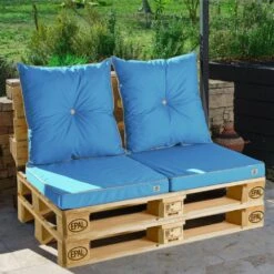 Coussin De Remplacement Pour Chaise, Fauteuil Jardin 60 X 60 Cm – Bleu Petrole -Promos Le Jardin Vivant Magasin 648b552ecdc360.76747827
