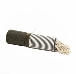 Fouta En Coton Tissage Nid D'abeille Ziwane 100x200cm Gris Foncé 8 Fouta En Coton Tissage Nid D'abeille Ziwane 100x200cm Gris Foncé -Promos Le Jardin Vivant Magasin 648b5530409f84.35840652