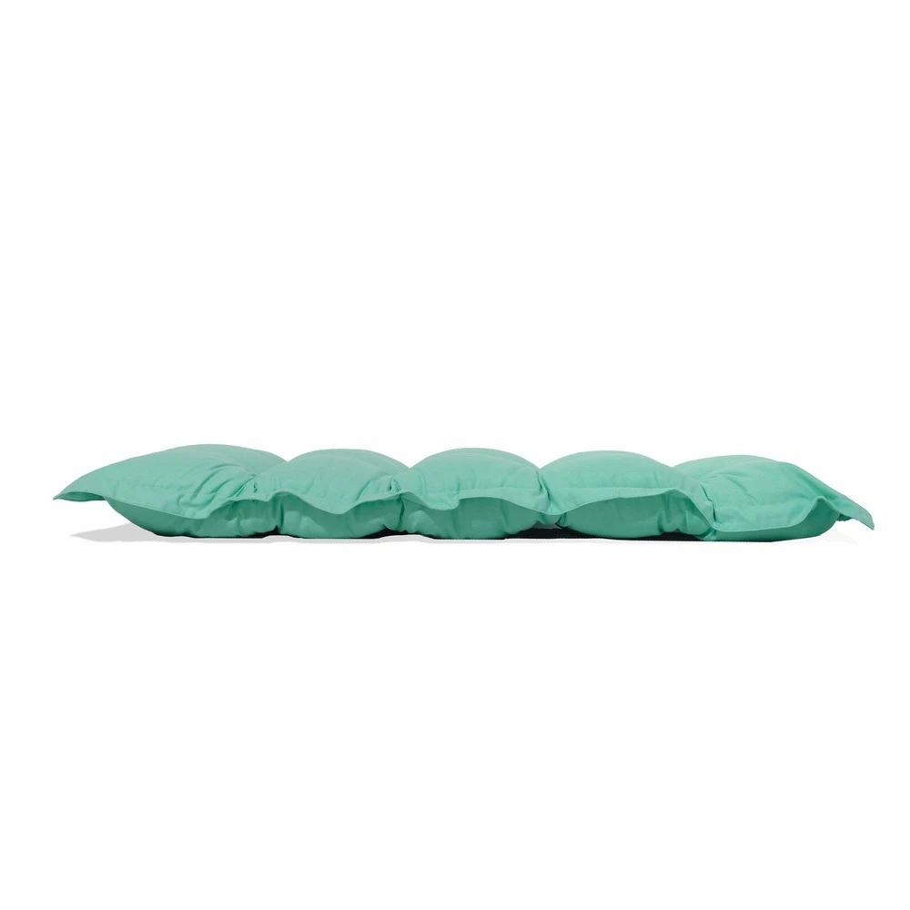 Coussin Capitonné Confort Intérieur Extérieur 120x60cm - Vert Mint 6 Coussin Capitonné Confort Intérieur Extérieur 120x60cm - Vert Mint – Image 4