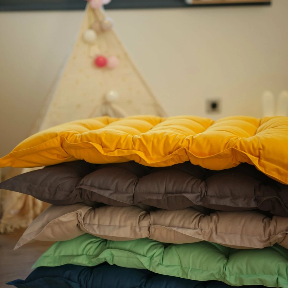 Coussin Capitonné Confort Intérieur Extérieur 120x60cm - Vert Mint 7 Coussin Capitonné Confort Intérieur Extérieur 120x60cm - Vert Mint – Image 5