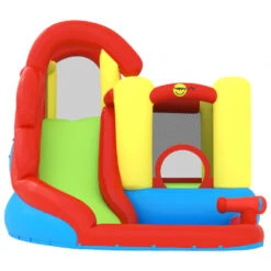 Happy Hop Château Gonflable Avec Toboggan Et Piscine 280x319x211 Cm 12 Happy Hop Château Gonflable Avec Toboggan Et Piscine 280x319x211 Cm -Promos Le Jardin Vivant Magasin 648c4457c1e5a6.00295789
