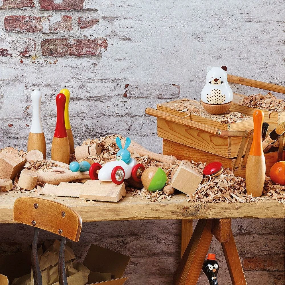 Vilac Jeu De Quilles Bowling Bicolores 6 Vilac Jeu De Quilles Bowling Bicolores – Image 4