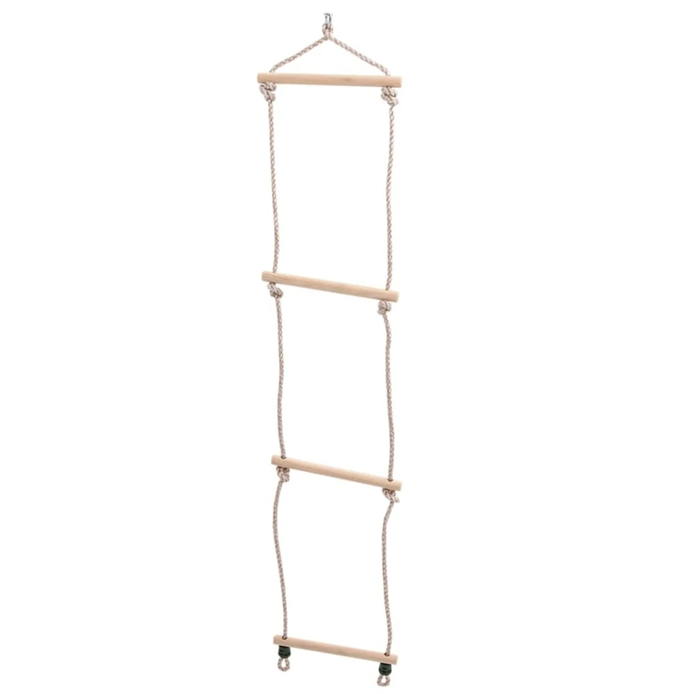 VIDAXL Siège De Balançoire Avec échelle De Corde Bleu Pe 7 VIDAXL Siège De Balançoire Avec échelle De Corde Bleu Pe – Image 5