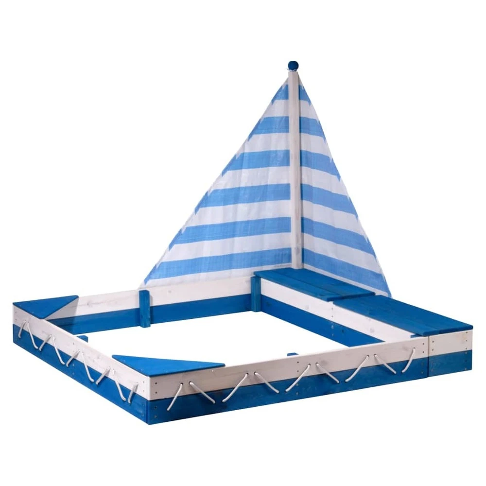 Navire Bac à Sable Maritime Bleu Et Blanc 4 Navire Bac à Sable Maritime Bleu Et Blanc – Image 2