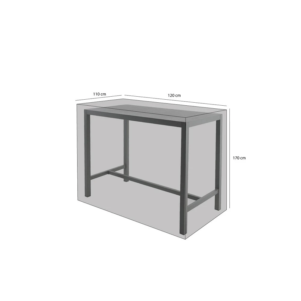Housse De Protection Table De Bar Haute Imperméable Et Résistante Aux UV En Polyester Bleu Marine - 165x110x120cm 3 Housse De Protection Table De Bar Haute Imperméable Et Résistante Aux UV En Polyester Bleu Marine - 165x110x120cm