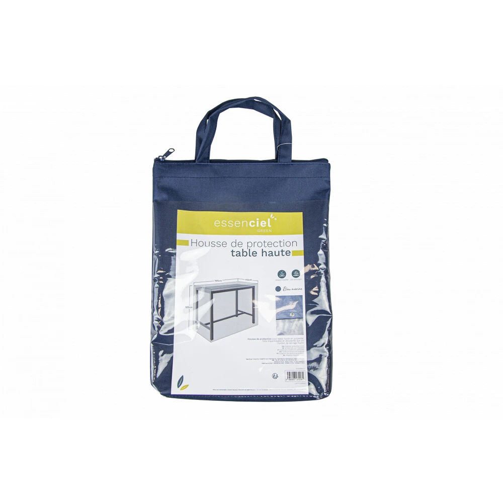 Housse De Protection Table De Bar Haute Imperméable Et Résistante Aux UV En Polyester Bleu Marine - 165x110x120cm 4 Housse De Protection Table De Bar Haute Imperméable Et Résistante Aux UV En Polyester Bleu Marine - 165x110x120cm – Image 2