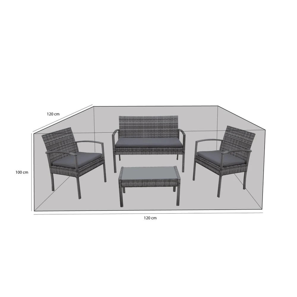 Housse De Protection Salon De Jardin Imperméable Et Résistante Aux Uv En Polyester Bleu Marine - Mobilier De Jardin - 120x120x100cm 3 Housse De Protection Salon De Jardin Imperméable Et Résistante Aux Uv En Polyester Bleu Marine - Mobilier De Jardin - 120x120x100cm