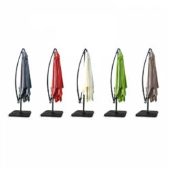 Parasol Déporté 3x3m Et 4 Dalles à Remplir Aluminium Blanc -Promos Le Jardin Vivant Magasin 649284232f3e65.41073426