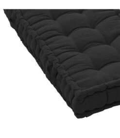 Coussin Palette 60x120 Cm Uni Paletis Noir Coton -Promos Le Jardin Vivant Magasin 649481b9074b42.60074210