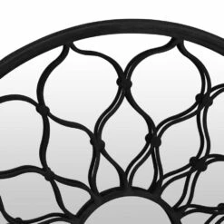 VIDAXL Miroir De Jardin Noir 40x3 Cm Fer Rond Utilisation Extérieure -Promos Le Jardin Vivant Magasin 6494a15a59fa58.92044074