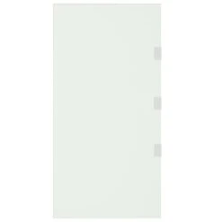 VIDAXL Panneau D'auvent De Porte Transparent 50x100 Cm Verre Trempé -Promos Le Jardin Vivant Magasin 6494a163cf2072.19822182